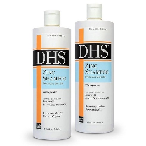 dhs - DHS 아연 샴푸 473.2ml(16온스) (2팩), 2개, 473.2ml