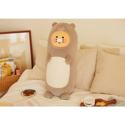 카카오프렌즈 따뜻한 꿀잠친구 베어춘식이 바디필로우 인형