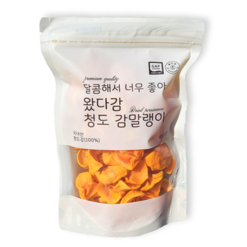 입에 들어왔다 사라지는 왔다감 감말랭이 1kg 1개 GAP 인증