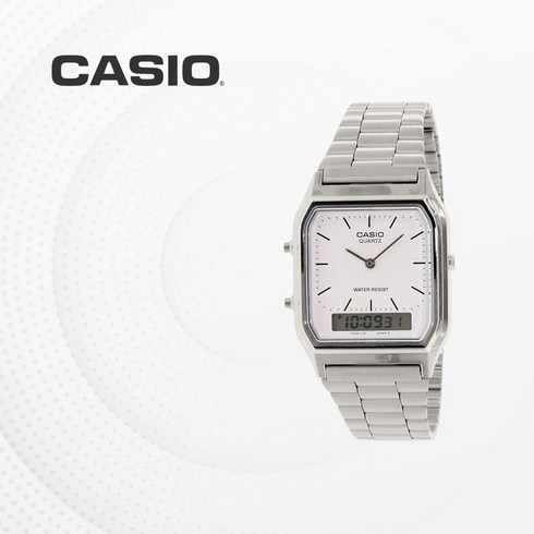 카시오 CASIO 메탈 빈티지 전자 남자 여자 손목시계 AQ-230A-7D 커플 패션시계