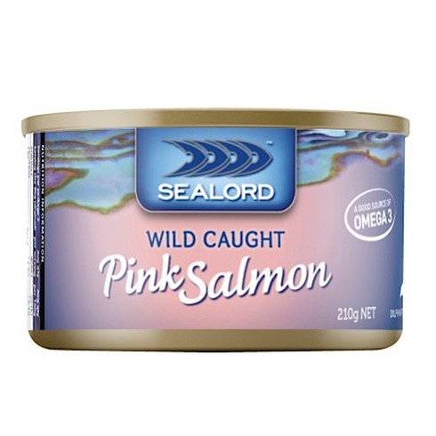 씨로드 와일드 캐치 연어 통조림 Sealord Wild Caught Pink Salmon 210g 4개