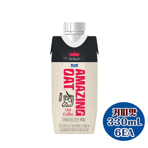 메루치양식장오트업 - 매일 어메이징오트 330ml 커피 6개입, 1.98L, 6개