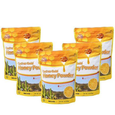 캑터스 골드 선인장 허니파우더 꿀가루 5개x454g/Arizona Honey powder 16oz, 454g, 5개