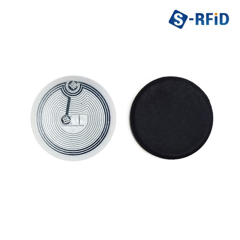 rfid스티커 - 도어락 스티커 태그 RFID 복사 복제 반복수정 디지털 도어록 MF 13.56Mhz 14443A 라벨 스티커, 01.RFID 원형 스티커 태그(No.13T), 1개