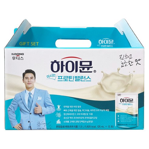 일동후디스 하이뮨 마시는프로틴 밸런스 125ml x 12입, 12개