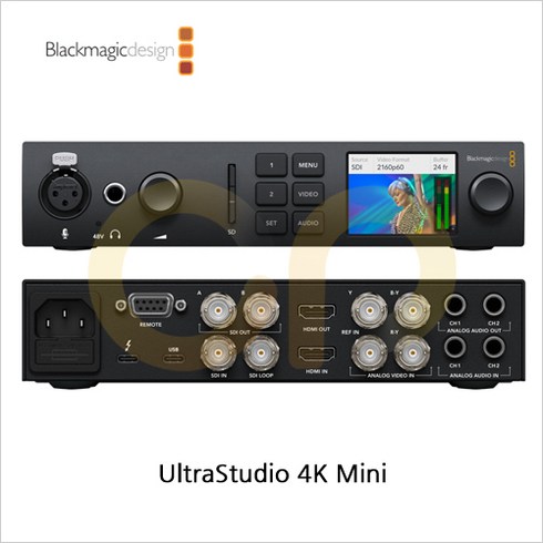 블랙매직디자인 - [블랙매직] UltraStudio 4K Mini - Thunderbolt3 지원 캡쳐 및 재생장비