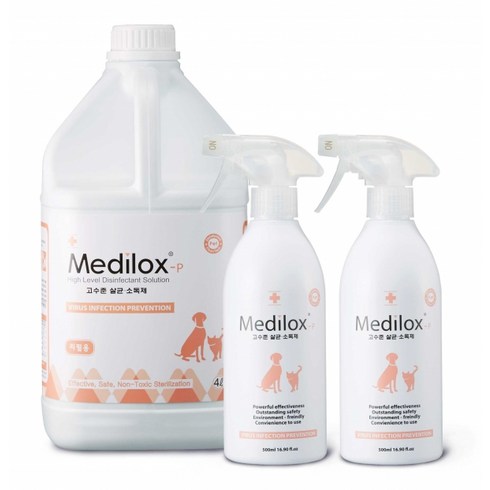 반려동물용 메디록스-P 리필세트 500ml*2개+4L(리필용)*1개, 단품
