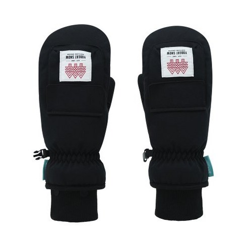 비에스래빗 2324 BSRABBIT BSR POCKET SNOWBOARD GLOVE LOGO BLACK 스노우보드 장갑, M