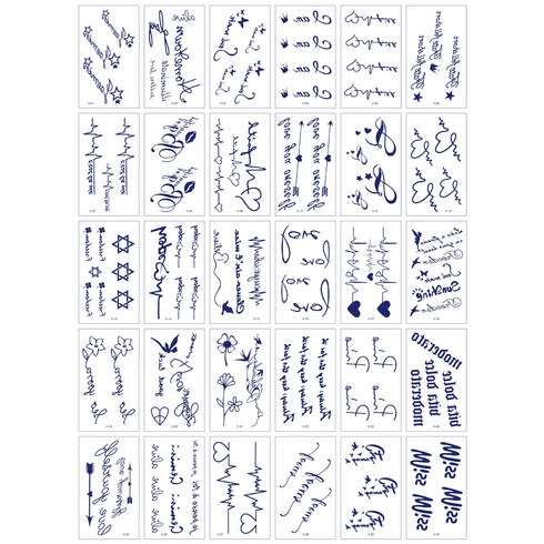 타투스티커붙이는법 - MIR WAY 반영구 리얼 타투 스티커 30종 세트, R-A30, 1세트