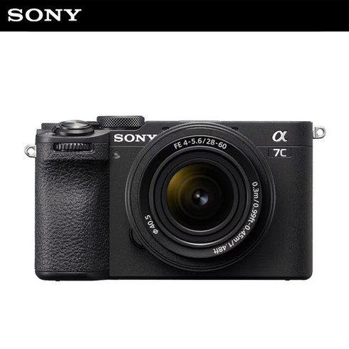 소니 공식대리점 풀프레임 카메라 알파 A7C2L 블랙 SEL2860 표준줌 렌즈킷 (ILCE-7CM2L), 단품