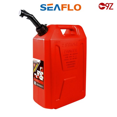 씨플로 플라스틱 제리캔 캠핑 휴대용 연료통 20L SCP1003, 레드-20L, 1개