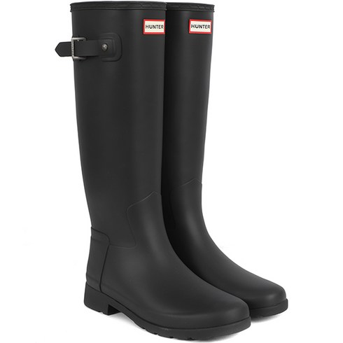 2023년 가성비 최고 리파인드6 - 헌터 [정품] W 리파인드 톨 레인부츠 블랙 (WFT2200RMA-BLK)