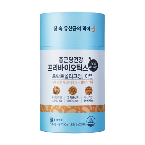 종근당건강 프리바이오틱스 FOS, 150g, 6개