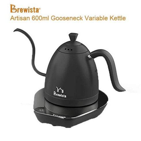 Brewista Artisan 일정한 온도 600ml 구즈넥 가변 온도 조절 220V 커피 창고 차 주전자 냄비, As Picture 600ml 1