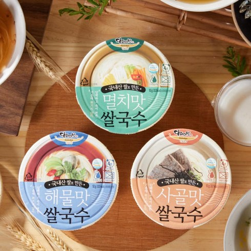 다미소반 쌀국수 총 30개 (멸치맛10개+해물맛10개+사골맛10개)