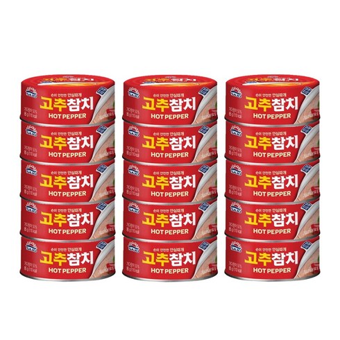 사조고추참치 85g 24개, 15개