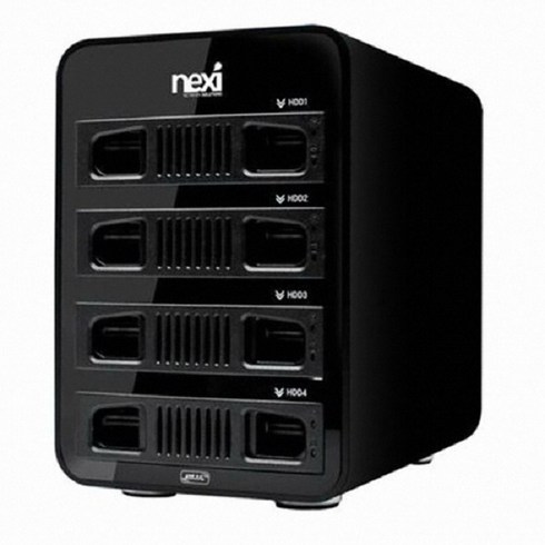 (NEXI) 넥시 NX804U31 (4베이) (USB3.1 TypeC) (NX769) (DAS) Sebap 정품HDD (Sebap 정품HDD SM1400RS 16TB(4TB4)) 넥시/베이/정품, 단일 모델명/품번