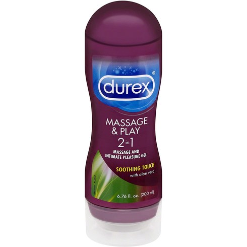 Durex Massage Play 2 in 1 Lubricant Soothing Touch 6.76 oz, 1개