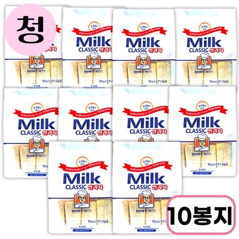 밀크 클래식 쌀과자(우유맛), 240g, 10개