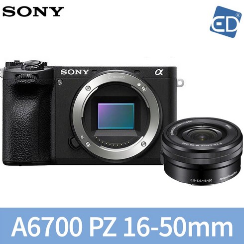 2023년 가성비 최고 A6700 - [소니정품] A6700 / ILCE-6700 미러리스 +16-50mm Kit /ED, 01 소니A6700+16-50mm