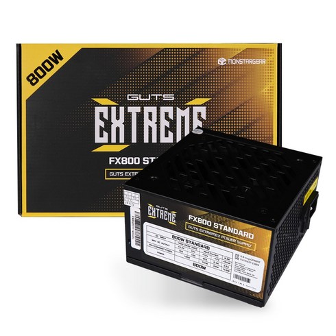 몬스타가츠컴퓨터파워fx700화이트 - [몬스타기어] 몬스타 가츠 ExtremeX FX800 80PLUS STANDARD (ATX/800W)