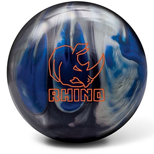 라이노블랙펄 - Brunswick Rhino Reactive Pre-Drilled 볼링 공 블랙/블루/실버 펄 16 Brunswick Rhino Reactive Pre-Drilled Bowl, 1, Black/Blue/Silver Pearl