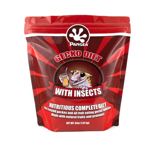 판게아인섹트 - 판게아 인섹트 1.8kg 64oz 크레 크레스티드 게코 슈퍼푸드 Pangea Gecko Diet with Insects 64oz PFDI-64, 1개, 1.81kg