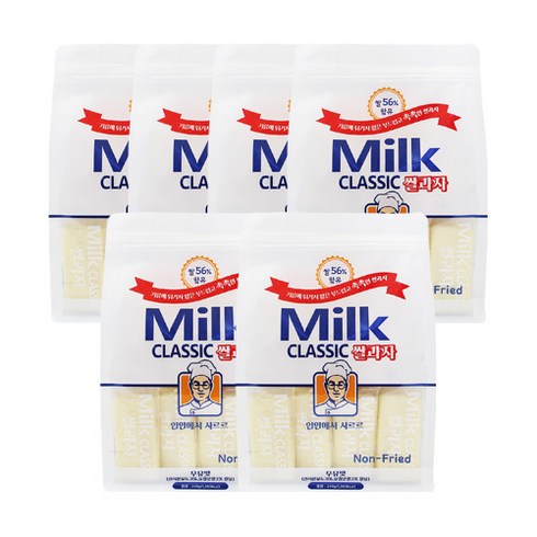 밀크클래식 쌀과자 우유맛, 6개, 240g