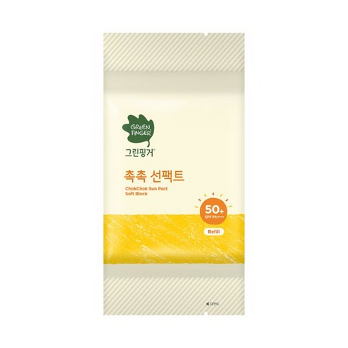 그린핑거 촉촉선팩트 소프트블록 리필, 16g, 2개