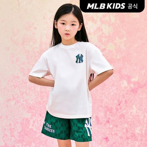 2023년 가성비 최고 mlb키즈 - [백화점매장 정품출고] MLB 키즈 아동 반팔티 스토어 모노티브 티셔츠 NY (White)