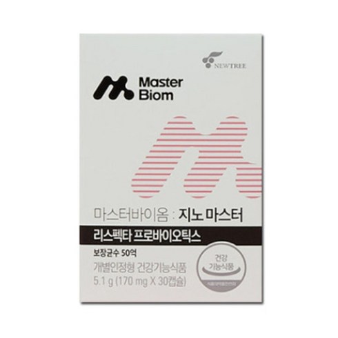 마스터파이옴 지노마스터 여성 유산균 170mg 30캡슐, 2개