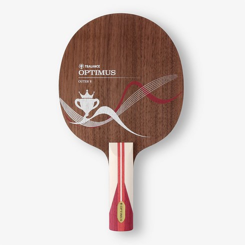 티밸런스 탁구라켓 옵티머스 아우터 W (ST 일자형), 부착신청(러버도 함께 주문해주세요.)