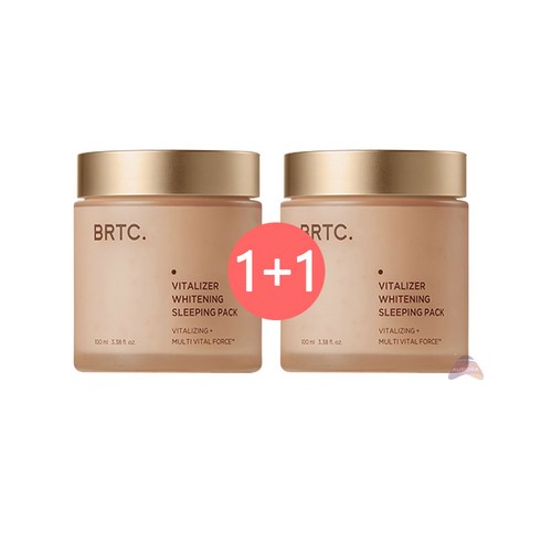 화이트닝마스크팩 - BRTC 바이탈라이저 화이트닝 슬리핑 팩 100ml 1+1, 1개, 200ml