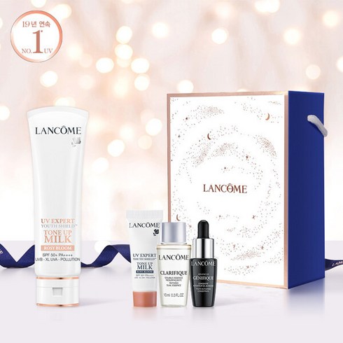 랑콤 11AG UV 엑스퍼트 50ml 세트 (+스킨케어 3종 키트) -, 톤업 로지 블룸, 톤업 로지 블룸
