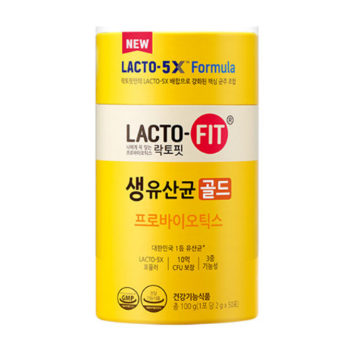 종근당건강 락토핏 골드, 100g, 6개