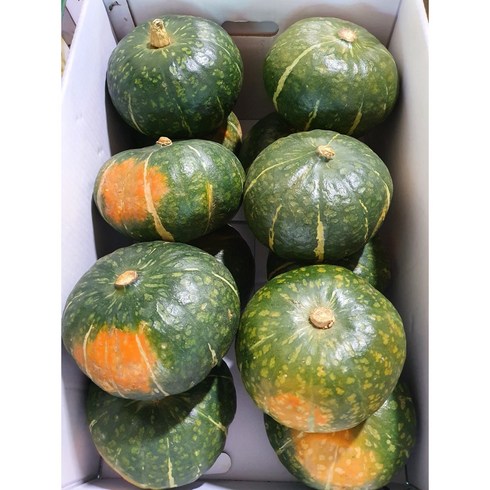 경매 국내산 달달한 단호박 한박스 10 Kg 제철단호박 호박죽 단호박샐러드, 1개
