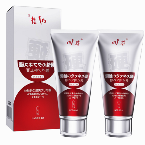 남성 전용 마사지크림 남성용 단단하게 남성 확대크림 수용성 마사지젤 저자극, 2개, 60ml, 1개