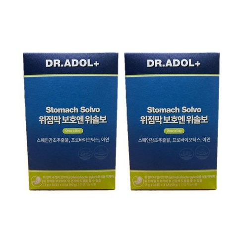정이든마켓 닥터아돌 위점막 보호엔 위솔보 3g 30포 x 2박스 원산지 : 상세설명 참조