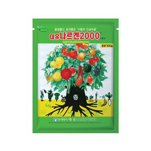 대유 나르겐2000 수용제 500g - 식물의 녹용인삼 복합활력제, 나르겐2000 500g