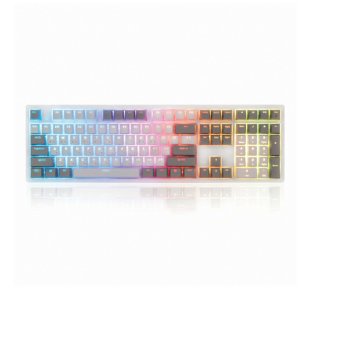 COX 콕스 엠프리스 RGB PBT 완전방수 무접점 키보드 50g, 일반형, 화이트 키캡(화이트 & 그레이 키캡), COX EMPRESS PBT RGB