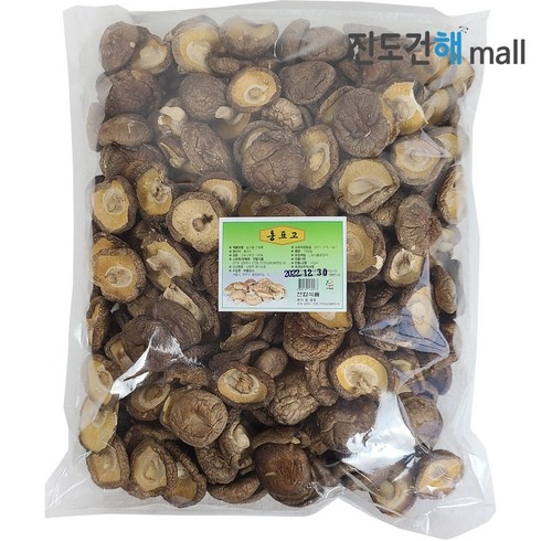 배번표고정 - 진도건해몰 건통표고버섯 1kg 대용량, 1개