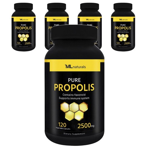 마이라이프내추럴스 퓨어 프로폴리스 2500mg 베지터블 캡슐, 5개, 120정