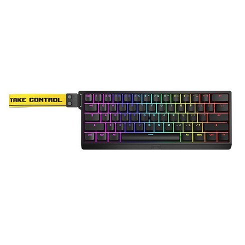 우팅 Wooting 60HE 자기 유도 RGB 기계식 키보드 블랙 표준 공식 백라이트 게이머 컴퓨터 피시방 아날로그, 한개옵션1