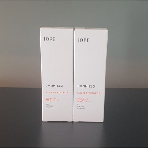 아이오페 유브이 쉴드 선 프로텍터 선크림 SPF50+ PA++++, 60ml, 2개