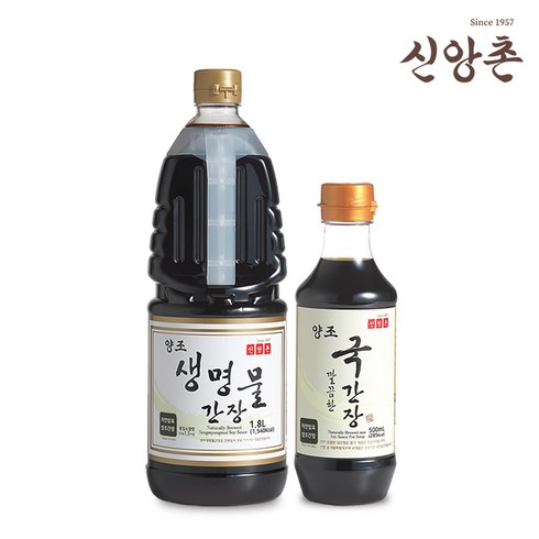 [신앙촌] 양조 생명물간장 1.8L+양조 국간장 500mL, 1개