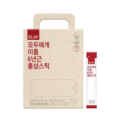 모두에게 이롭 6년근 홍삼스틱, 100포