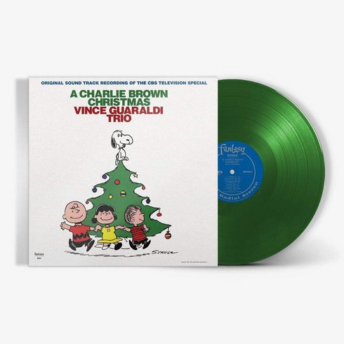 찰리브라운 크리스마스 스누피 LP A Charlie Brown Christmas 그린바이닐, 찰리브라운 크리스마스 스누피 LP 그린