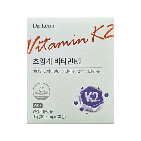 닥터린 초임계비타민K2 12박스 뼈건강 최신상 - [공식] 닥터린 초임계 비타민 K2, 1개, 30정