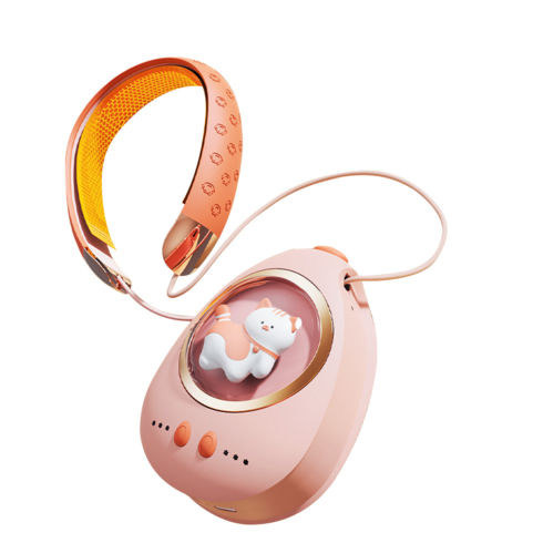 2023년 가성비 최고 고양이손난로 - ZOZOFO c타입 충전식 손난로 보조배터리 전기 휴대용 손난로 따뜻한 목 따뜻 한 목이, 오렌지핑크