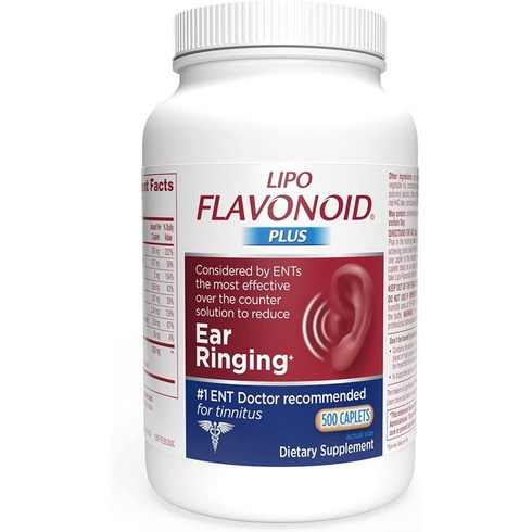 lipo flavonoid - 리포 플라보노이드 Lipo-Flavonoid 플러스 귀 건강 보조제 500캐플릿, 1개, 500정